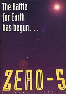 The box art of Zero-5 with the famous tagline.