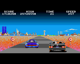 A Porsche 911 and a Mercedes SL ... on the Amiga ... totally unlicensed ;-)