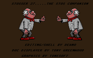 Deano became editor of STOSSER diskzine as of issue 24, and he programmed the shells from issues 27-29