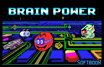 Brain Power, for the Thomson line of computers, was Jean-Michel's first commercial game, for the company Softbook.