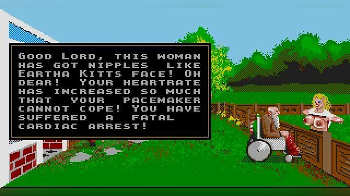One of the best death sequences in adventure gaming history!