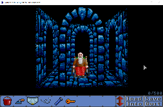 If you wanted to reach the underground labyrinth in the game, Ian was asking for £5. You would receive an access code you could use in the game. This is a screenshot of the 2023 remake of Grandad by Brocantigames.