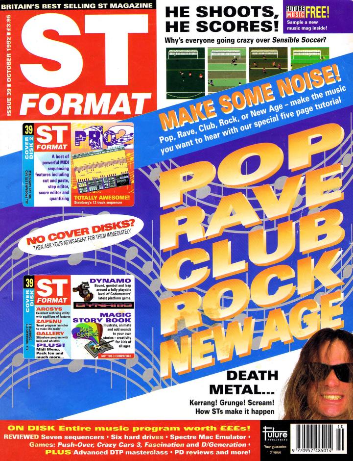 Cover for ST Format 39 (Oct 1992)