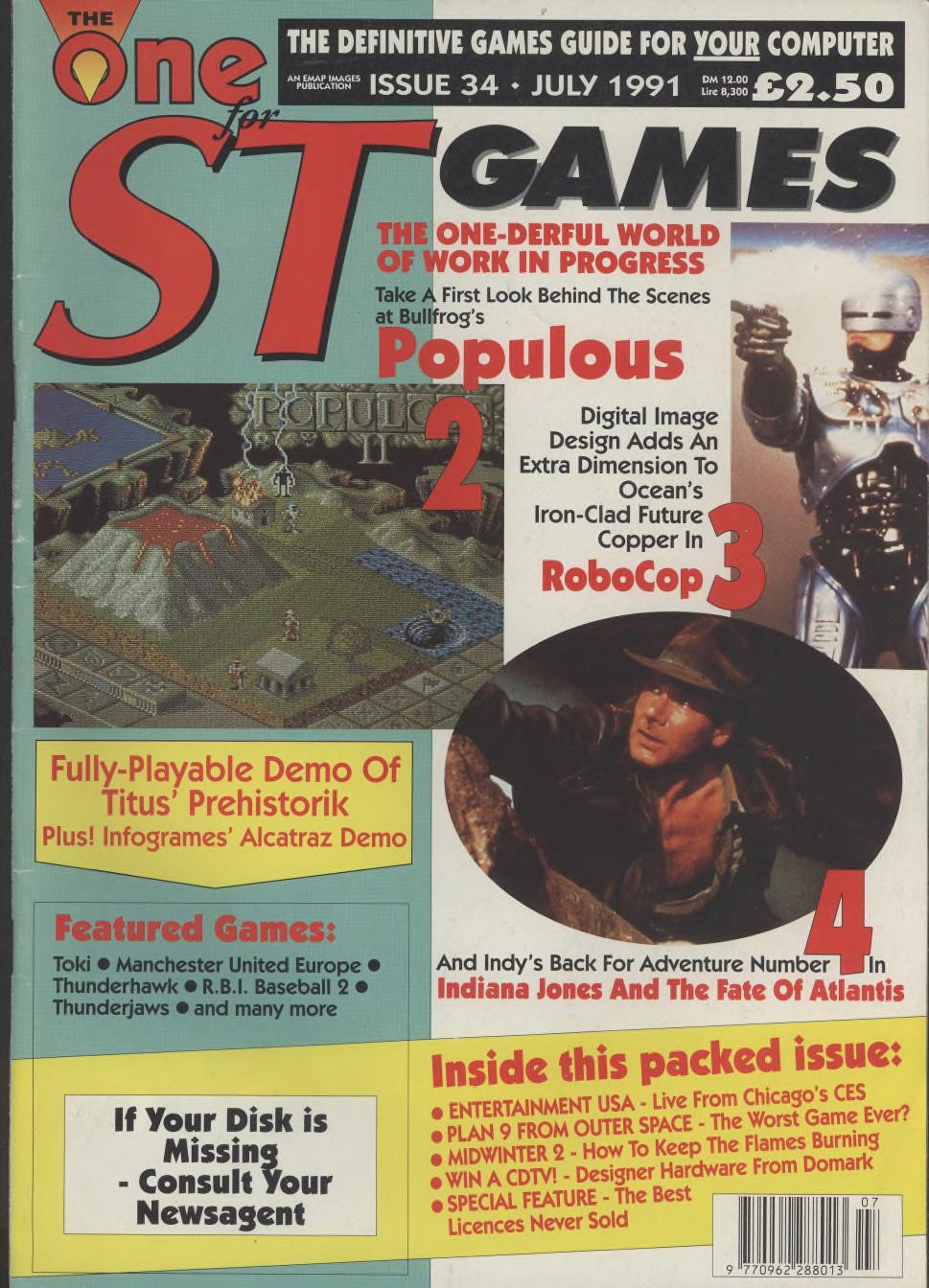 Cover for The One 34 (Jul 1991)