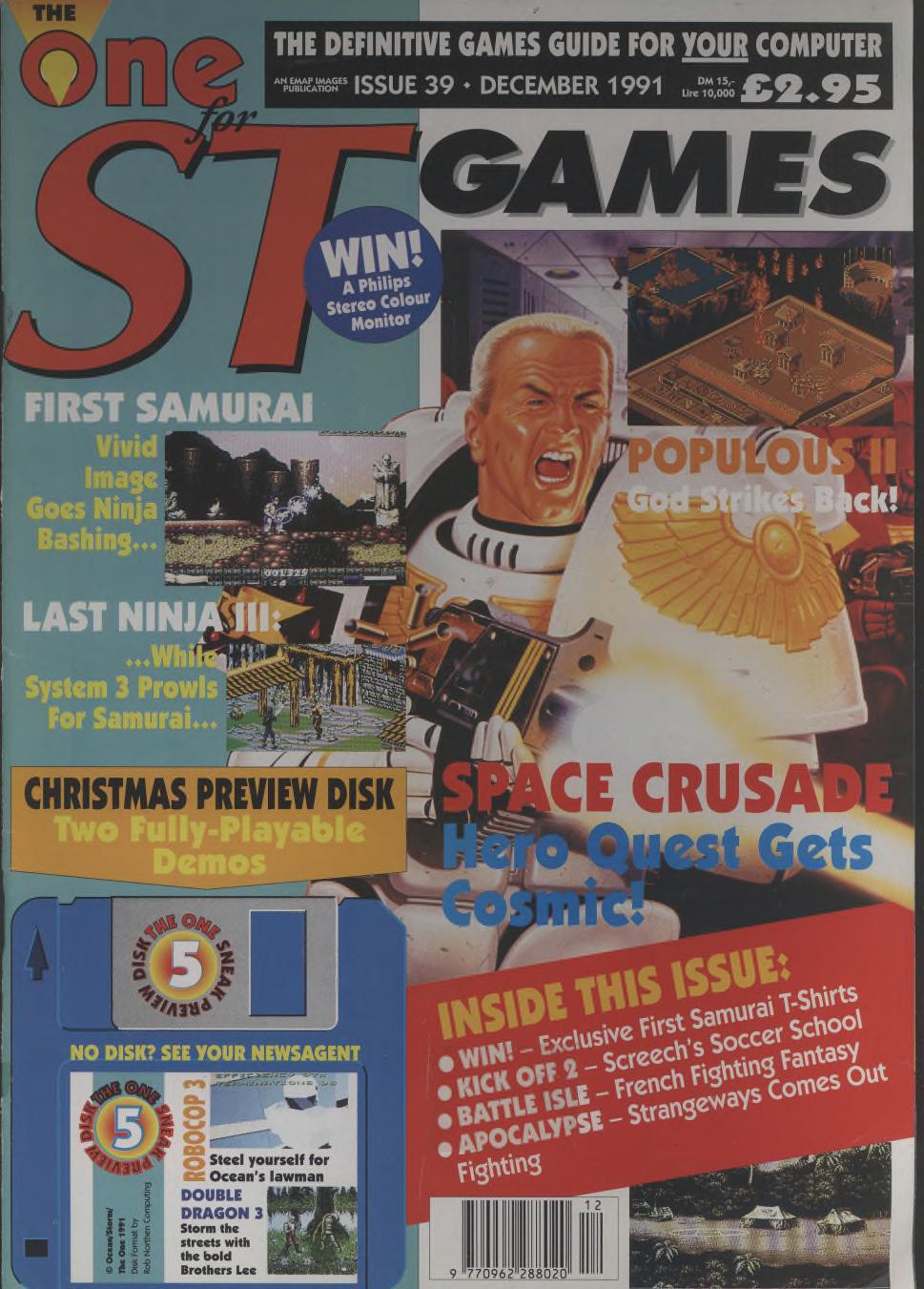 Cover for The One 39 (Dec 1991)