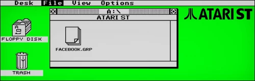 Screenshot of website Atari ST