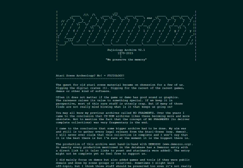 Screenshot of website Fujiology