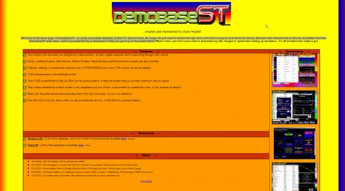 Screenshot of website Demobase ST