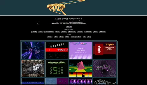 Screenshot of the website WAB/CODEF