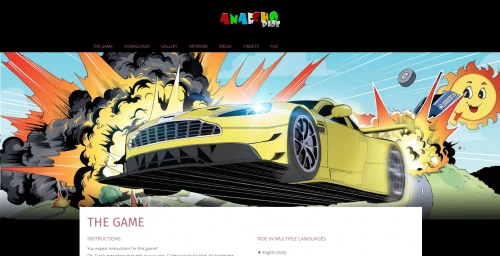 Screenshot of website ANARCHO Ride Homepage