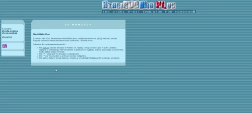 Screenshot of website Atari800Win Plus